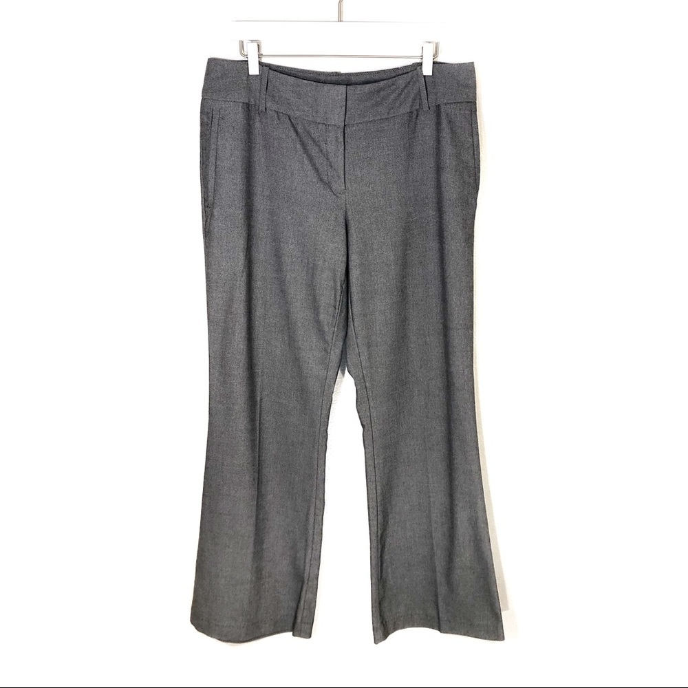 Worthington Modern Fit trousers gray boot cut 12